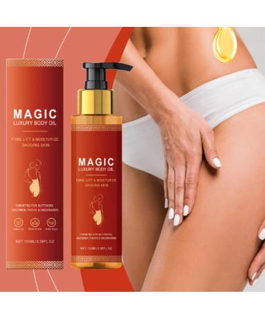 Uzionie Magic body oil skin firming body oil reduces fine lines improves elasticity natural ingredients for dry skin care oil 100 ml - Buy Online on GoSupps.com