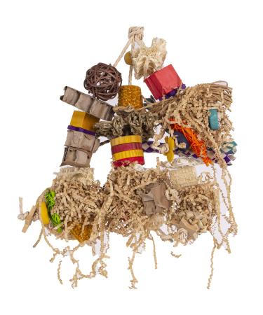 HappyBird | Shred Clutter | Happy Nature shredder toy - parakeet small parrots chew toy