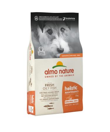 Almo Nature Holistic Maintenance XS-S Dog Food for Small Dogs with Fresh White Fish 12 kg