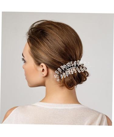 DOITOOL Bridal Hair Accessories Tiara Bridal Hair Comb Women Hair Comb Wedding Hair Comb White European and American Accessories Women's Wedding Hair Accessories - Buy Online on GoSupps.com