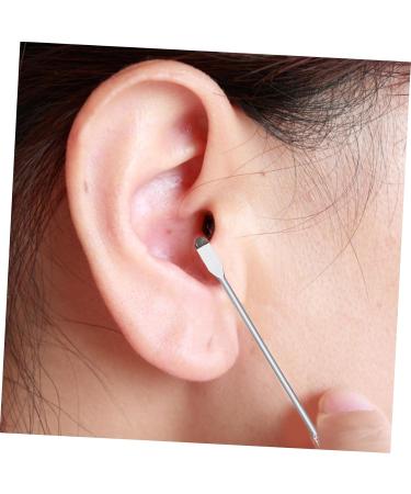 PACKOVE Earwax Cleaning Tools Kit with Wooden Box Durable Wood Abs Ear Cleaning Tools for Ear Hygiene Set Dark Red - Buy Online on GoSupps.com