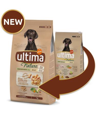 Ultima Nature Medium-Maxi Dog Food with Chicken - 7 kg - Buy Online on GoSupps.com