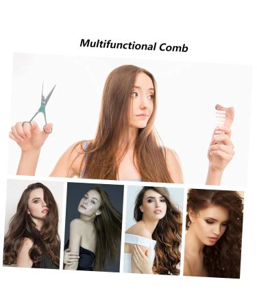 Frcolor 4-Piece Massage Comb Set - Resin Scalp & Neck Massager Tool - Multi-Functional Jade Hair Comb for Ultimate Relaxation - Buy Online on GoSupps.com