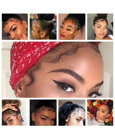 Onpep 20 Styles Hair Tattoo Stickers - 20Pcs Temporary Waterproof Hairline Tattoos for Women, Baby Hair, Curly Hair - Long Lasting Makeup Tool - Pack of 1 - Buy Online on GoSupps.com