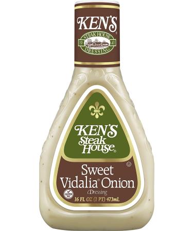 Ken's Steak House Sweet Vidalia Onion Dressing 16 OZ - Pack of 2 | 32 Fl Oz Total - Buy Online on GoSupps.com