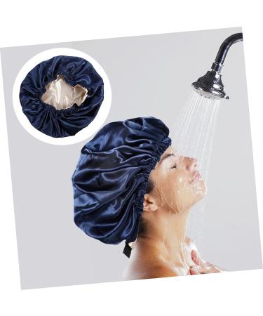 Adjustable Buckle Silk Night Cap Set - 2pcs Tibetan Green Women's Spa & Shower Bonnets - Buy Online on GoSupps.com