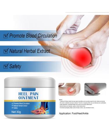 Cr me Pour Talons Cr me Anti- peron Calcan enne Pommade Apaisante pour Talons Cr me pour les Pieds Heel Pain Ointment Cr me Soulagement de la Douleur au Pied 30G - Buy Online on GoSupps.com