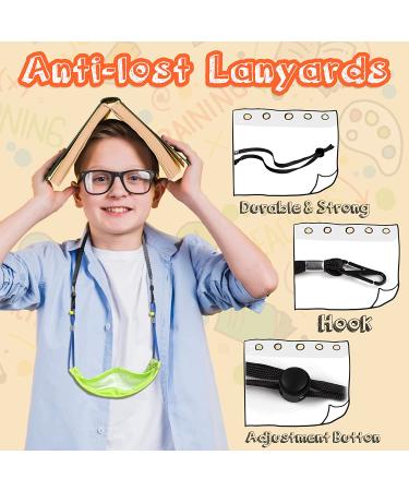 Kids Reusable Washable Cotton Cloth Face Masks - 5 Pack Multicolor | 3 Layer Breathable Anti-Fog Design with Adjustable Ear Straps for Boys and Girls | School Mask - Buy Online on GoSupps.com