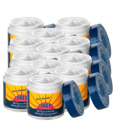 PREP 12 x multifunctional skin protection cream for irritated and red skin against insect bites foot fatigue and sun redness shave relief 12 cans of 75 g Confezione da 12