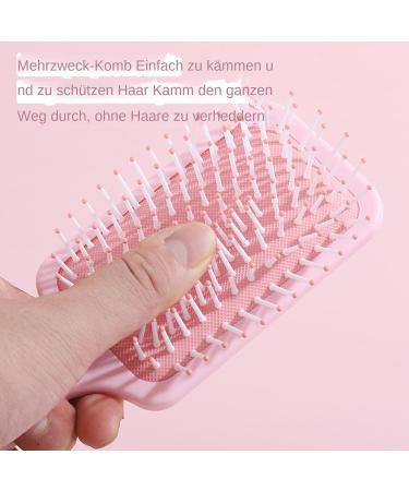 gifyym Curl Defining Brush Curling Brush for Women and Men Less Pulling Magic Styler Airstyler Hair Curly Styling Hair Brushes for Detangling Combing Shaping and Defining Pink - Buy Online on GoSupps.com