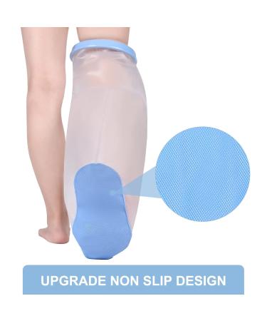 Fasola Leg Protector - Non-Slip Cast Cover for Half Leg Broken Knees/Toe/Ankle - Reusable Cast Bag - Keep Foot Dry - Size Medium - Buy Online on GoSupps.com
