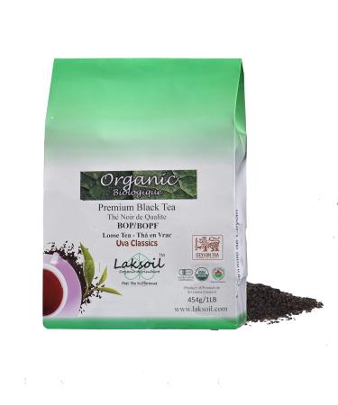 Certified Organic Ceylon Black Tea BOP Premium Leaves 1LB/454g 454g/1LB