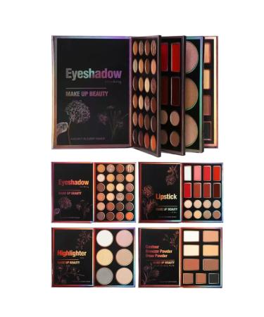 Palettes De Fard Paupi res 55 Couleurs Poudre De Contour Naturel | Poudre De Fard Joues Nacr e | Pour Ados Filles Femmes M res F tes Beaut Soir es Rendez-Vous
