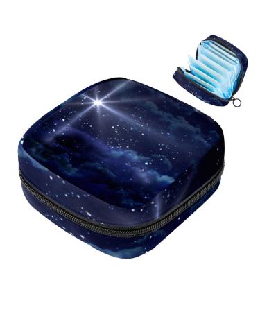 Women bands storage bag menstrual cup pocket girl travel big capacity make-up women bandage organizer starry sky space space
