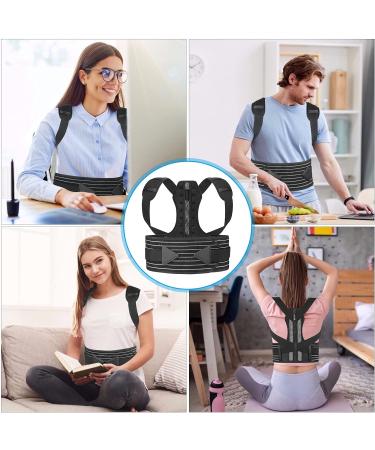 Aollop Posture Corrector - Adjustable Back Brace for Men and Women | Improve Posture, Relieve Neck and Shoulder Pain | Waist 27-51 | Gift Idea - Buy Online on GoSupps.com