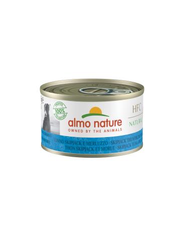 Almo Nature HFC Natural Nass Food for Dogs with Skip Jack Thunfisch + cod originally food quality and are now being purchased for dog food.Skip Jack Thunfisch + cod 95 g (24 Pack)