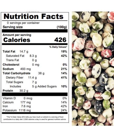 Presto Sales Wasabi Beans Mix (5 lbs): Salty, Spicy, Tangy & Crunchy | Vegan, Salad Favorite | Great for Fat Loss & Vegetable Benefits - Buy Online on GoSupps.com