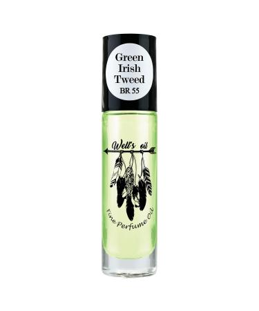 Well's Oil Well's Perfume Oil Roll-On 10 ml / 0.33 fl Oz I Clean Rich Pure Scent Alcohol-Free Oil Based Long Lasting Concentrated Roll-on Perfumes for Women and Men (Green Irish Tweed Type) 55. Green Irish Tweed