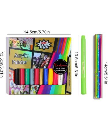 3D Paint | Quick-Drying Drawing Graffiti Easy to Use Drawing Nail Graffiti Dotting Manicure 03 - Buy Online on GoSupps.com