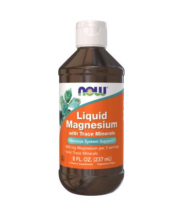 Now Foods Liquid Magnesium with Trace Minerals 8 fl oz (237 ml) - Buy Online on GoSupps.com