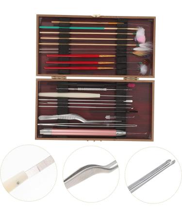 Lurrose Ear Cleaning Kit - Camera Ear Wax Remover Set with Goose Ear Pick Stick for Home - Red Ear picks Ear Wax Cleaning Tools - Buy Online on GoSupps.com