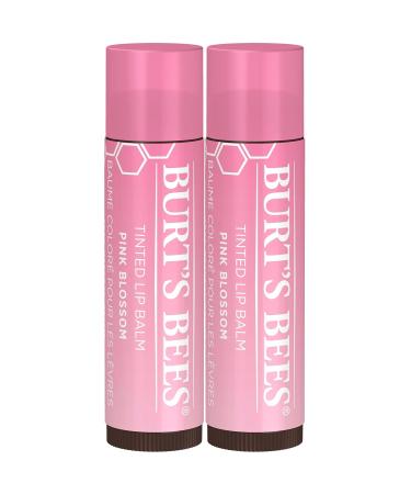 Burt's Bees 2-Pack Tinted Lip Balm Duo with Raspberry Zinnia and Pink Blossom Shades Long Lasting Hydrating Formula ZinniaPink Blossom 1 Count (Pack of 2) - Buy Online on GoSupps.com