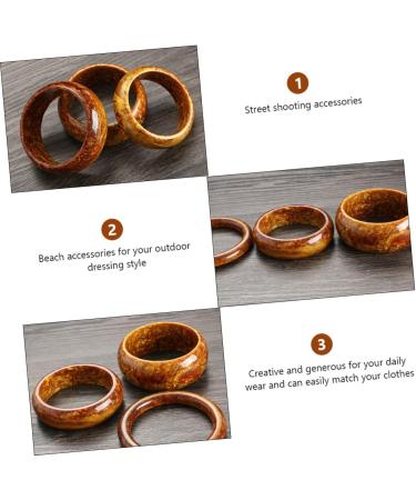 SOIMISS 3pcs Sea willow Bracelet Retro Decor All-match Bracelet Cuff Bracelet Vintage Decor Wristbands Bracelets Feng Shui Bracelet Wrist Decoration Miss Jewelry Carved Resin - Buy Online on GoSupps.com