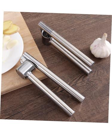 DOITOOL 1pc Garlic Squeezer Stainless Steel Garlic Presser Garlic Presser Crusher Metal Garlic Mincer Lemon Hand Juicer Lemon Squeezer Potato Garlic Manual Kitchenware - Buy Online on GoSupps.com