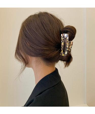 2 Piece Cutout Celluloid Hair Clips | French Design Hair Barrettes for Women | International Shipping - Buy Online on GoSupps.com