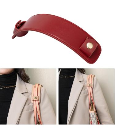 Generic Leather Shoulder Strap Pad Thick Removable Handle Pad for Handbag Handbags dark red - Buy Online on GoSupps.com