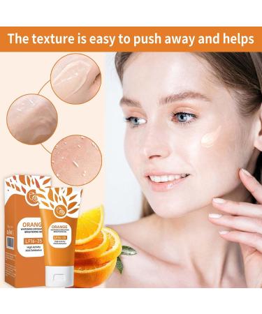 NTHFECG Orange Exfoliating gel orange cleansing gel Brightening Exfoliating Peeling Gel for women pore cleanser face refines the skin image 3 pieces 50 G 3 pieces 50 ml 1er Pack - Buy Online on GoSupps.com