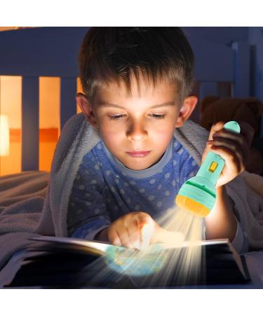 Forhome Flashlight Projector for Children - 2-in-1 Projection Light Toy with 80 Animal Patterns - Perfect Gift for Boys & Girls - Buy Online on GoSupps.com