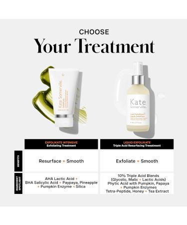 Kate Somerville ExfoliKate Intensive Exfoliating Treatment Salicylic Acid and Lactic Acid Super Facial Scrub Improves Texture and Pores 0.5 Fl Oz - Buy Online on GoSupps.com