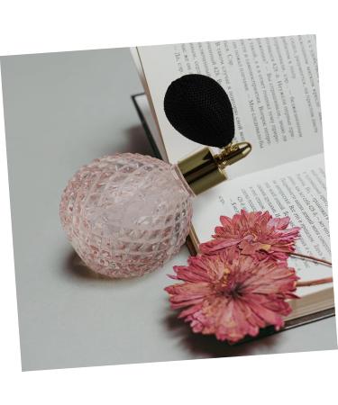 MAGICLULU 3 Sets Perfume Bottle Valentines Day Perfume Mister Vintage Small Perfume Style Pump Cologne Clear Mini Perfumes Makeup Oil Put Scent Old Pink Glass Travel Bulb Crystal - Buy Online on GoSupps.com