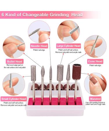 Buy Swanew Electric Nail Miller Set - Low Noise & Vibration 20 000 RPM Manicure Tool for Perfect Nails - International Shipping Available - Buy Online on GoSupps.com