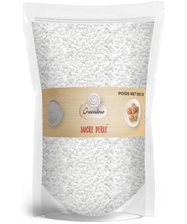 Greendoso -Pearl Sugar (Casson) Medium Grains 900 Gr. Ideal for Chouquettes Brioches Li ge Waffles