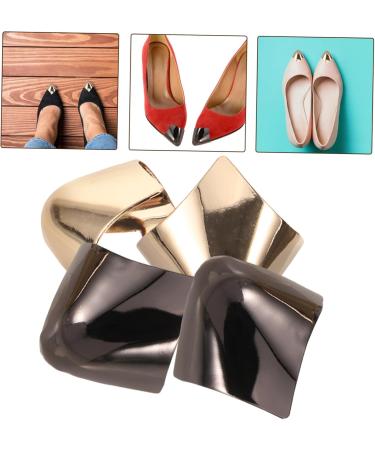 2 Pairs Toe Protector & Heel Caps for High Heels - Steel Shoe Repair Tips & Covers - Buy Online on GoSupps.com