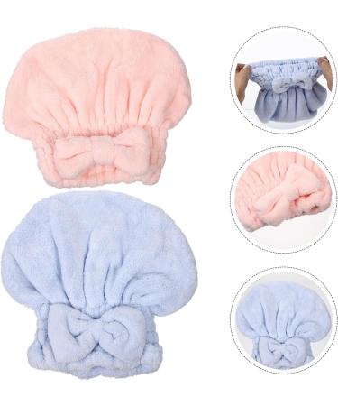 MAGICLULU 6 Pcs Coral Fleece Dry Hair Hat Hats for Women Scrunchies for Girls Quick Dry Hair Pumpkin Accessories Washing Caps Coral Fleece Hair Dry Hat Miss Elasticity Hair Ring - Buy Online on GoSupps.com
