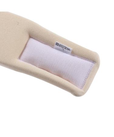 Supvox Adjustable Sponge Neck Collar - Pain Relief & Support Bandage (Beige) | International Shipping - Buy Online on GoSupps.com