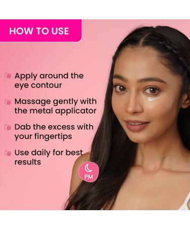 Pomegranate Retinol & Caffeine Eye Cream (20 ml) | Smoothens Fine Lines & Wrinkles | Helps Fade Dark Circles | Deeply Moisturising | Improves Skin Elasticity & Firmness - Buy Online on GoSupps.com