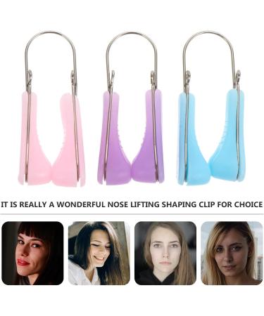 Lot de 3 Rehausseurs de Nez en Silicone Color s Pinces Nez Beaut Pratiques pour Modeler et Lifter le Pont Nasal Outils de Lifting Confortables et Discrets - Buy Online on GoSupps.com