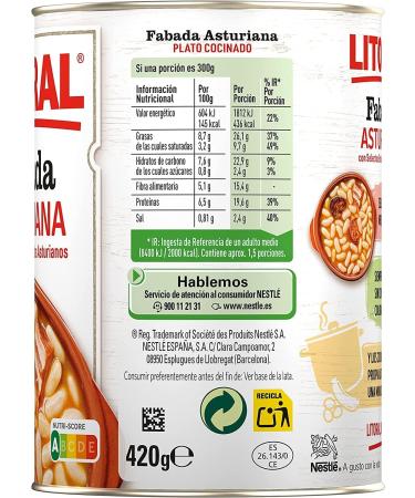 Lot of 6X Fabada Litoral 435gr - Buy Online on GoSupps.com