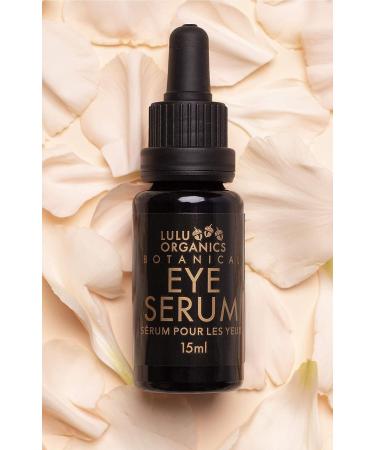 Lulu Organics Botanical Eye Serum - Puffy Eyes & Dark Circles Treatment | Dark Circle Remover - Vegan & Natural 15ml - Buy Online on GoSupps.com