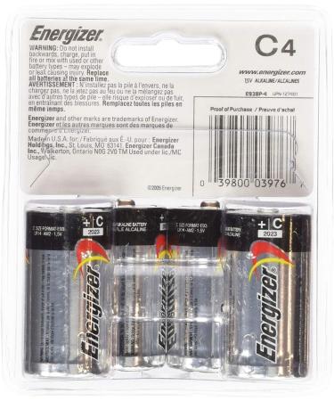 Buy Energizer 4 Pack C Max Batteries - Long-lasting Power for All Devices | International Shipping Available - Buy Online on GoSupps.com