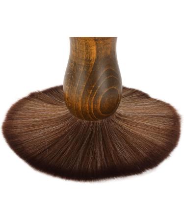 Neck Duster and Black Plastic Brush Fast Cleaning Neck Dust Brush with Nylon Bristles and Wooden Handle Neck Hair Cleaning Brush with Stand Up Base Practical Barber Accessories for Hair Cutting - Buy Online on GoSupps.com