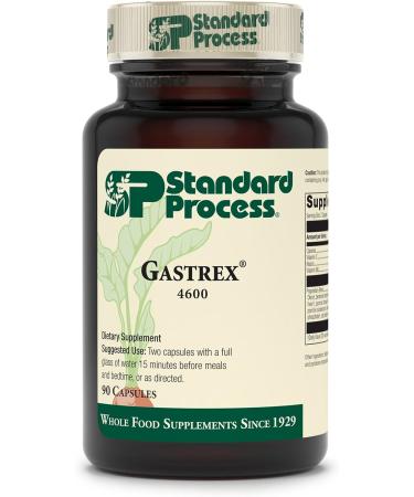Standard Process Gastrex - Digestion Support & Upper GI Tract Cleansing - 90 Capsules - Buy Online on GoSupps.com