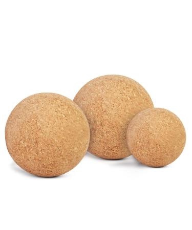 Yoga Studio massage ball made of natural cork unbranded 3-4 cm 2 x 6 cm