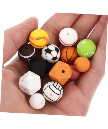 COHEALI 880 Pcs Silicone Bead Kit for Baby Necklace and Jewelry DIY - Hexagon and Round Beads for Teething and Pacifier Clip - As Shown - Buy Online on GoSupps.com