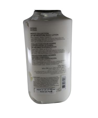 Bath and Body Works Ocean Men's Signature Collection Body Lotion 8 fl oz - Shea Butter, Coconut Oil, Vitamin E - Buy Online on GoSupps.com
