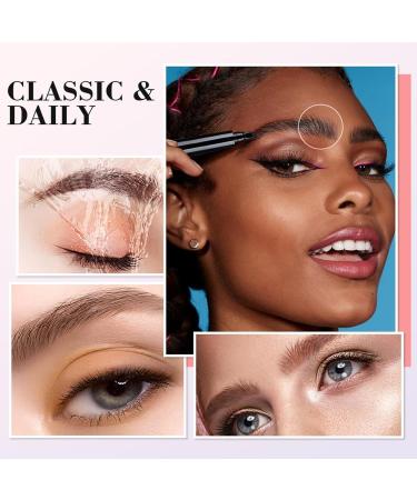2PCS Glowly Secret - Glowly Secret Eyebrow Pen 2024 New Magic Eyebrow Pencil Magical Precise Waterproof Brow Pen Eyebrow Contouring Pen Waterproof and Smudge-Proof (Gray Brown 2pcs) - Buy Online on GoSupps.com